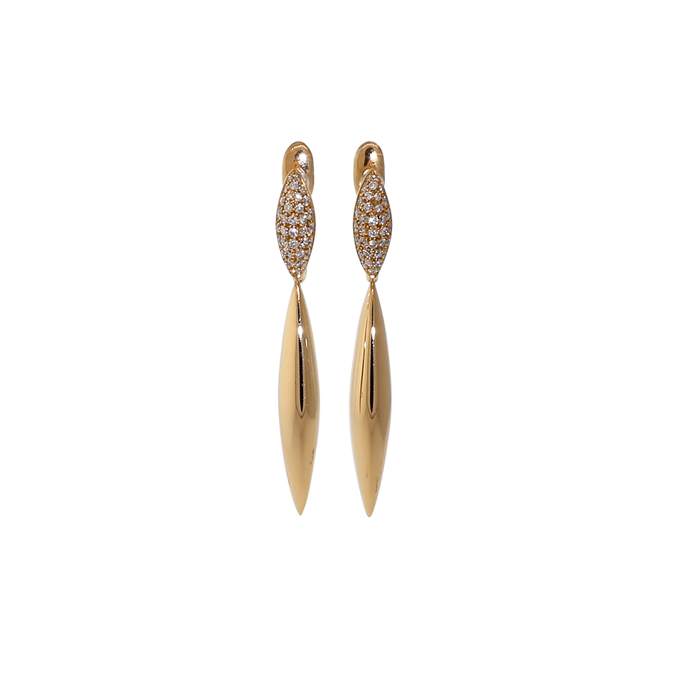 MATTIA CIELO-Ghiaccio Diamond Pave Earrings-ROSE GOLD