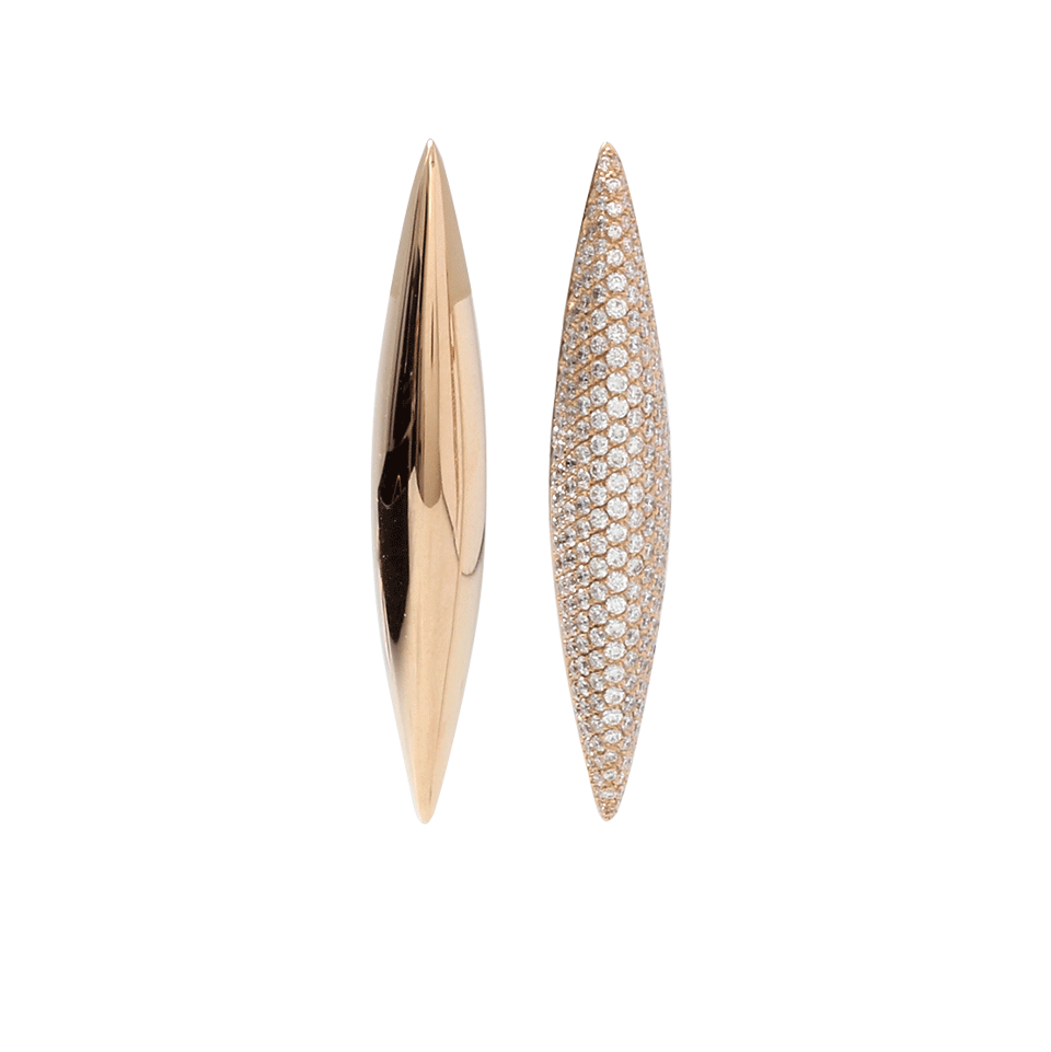 MATTIA CIELO-Ghiacco Pave Diamond Earrings-ROSE GOLD