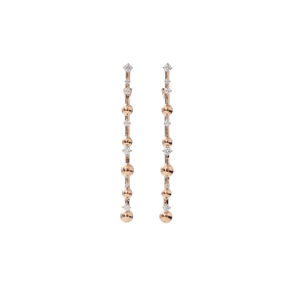 MATTIA CIELO-Rugiada Diamond Pave Earrings-ROSE GOLD