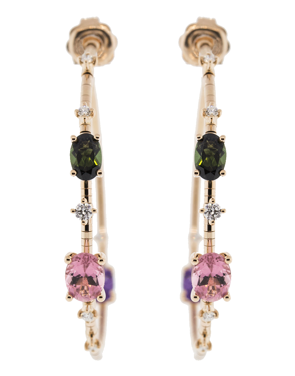 MATTIA CIELO-Rugiada Hoop Earrings-ROSE GOLD