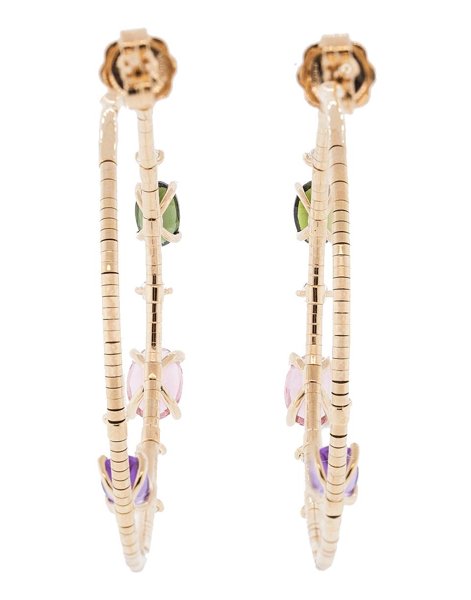 MATTIA CIELO-Rugiada Hoop Earrings-ROSE GOLD