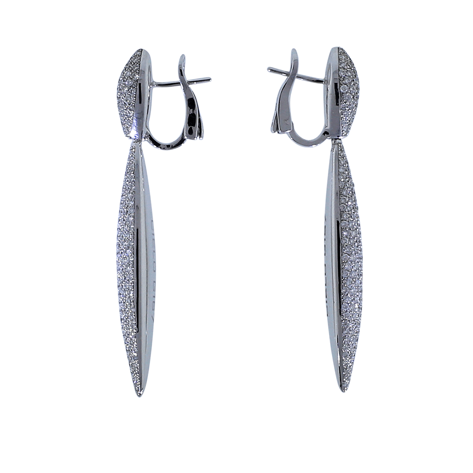 MATTIA CIELO-Ghiaccio Diamond Pave Earrings-WHITE GOLD