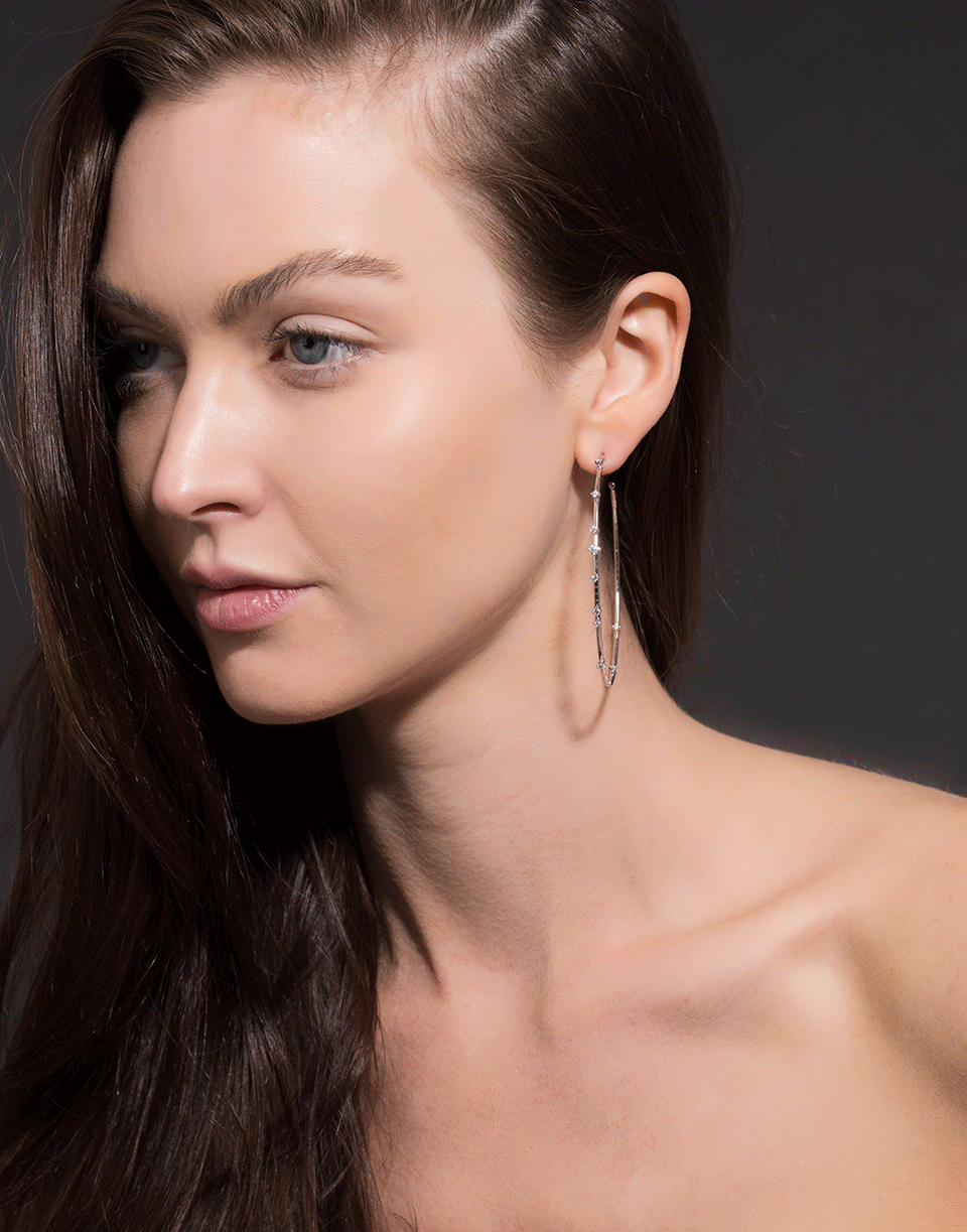 MATTIA CIELO-Rugiada Diamond Hoop Earrings-WHITE GOLD
