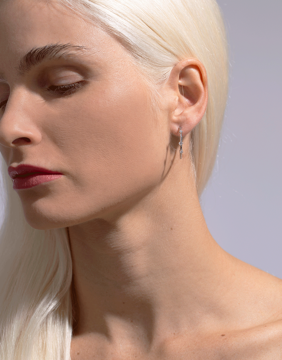 MATTIA CIELO-Rugiada Diamond Hoop Earrings-WHITE GOLD