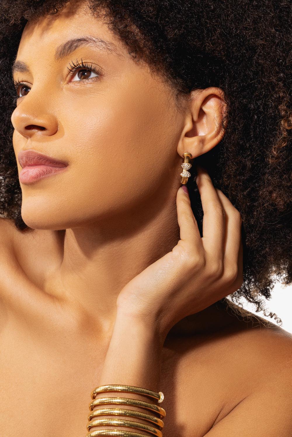 Rugiada Tubogas Diamond Hoop Earrings-WHITE GOLD-JEWELRYFINE JEWELEARRING-MATTIA CIELO