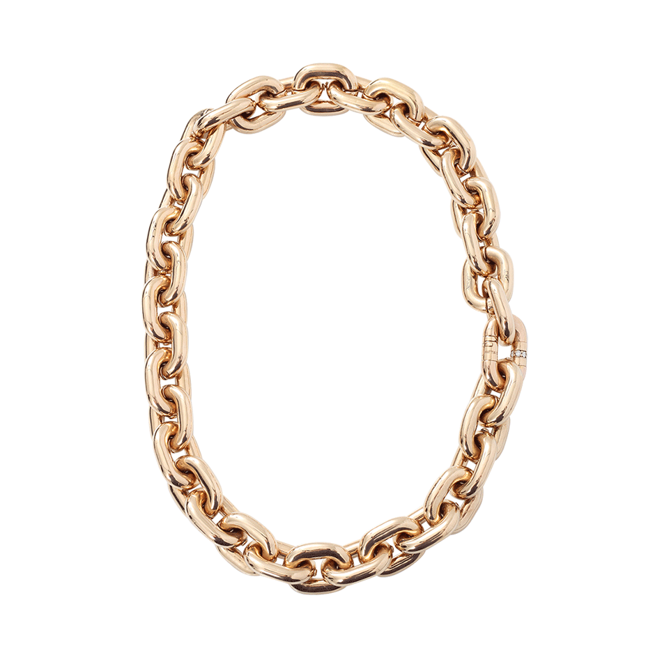MATTIA CIELO-Vulcano Chain Collar Necklace-ROSE GOLD