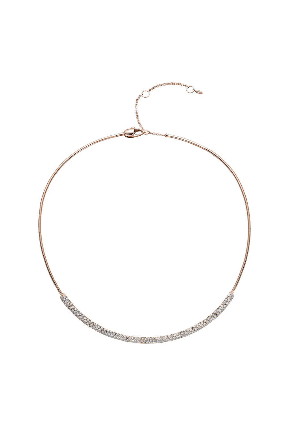 MATTIA CIELO-Rugiada Diamond Collar Necklace-TITANIUM
