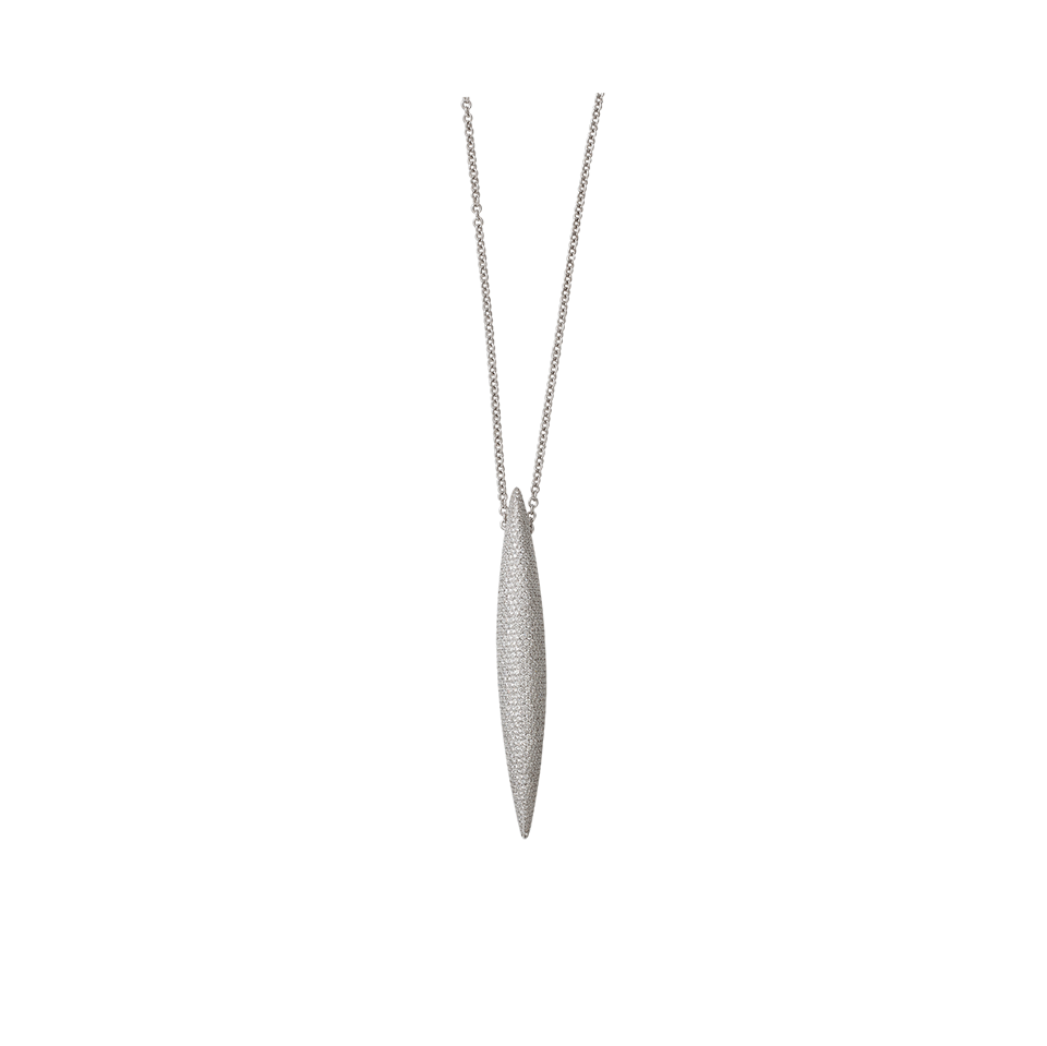 MATTIA CIELO-Ghiaccio Collection Diamond Pendant Necklace-WHITE GOLD