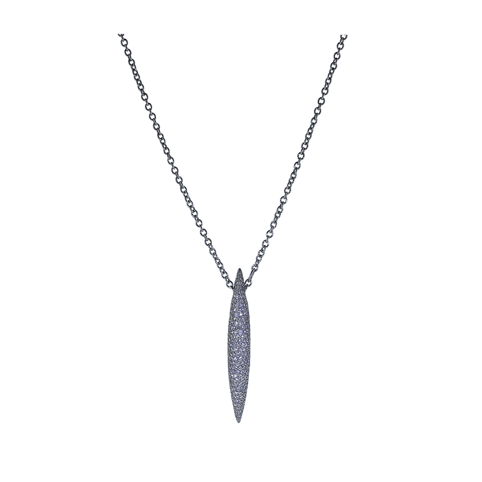 MATTIA CIELO-Ghiaccio Diamond Pave Pendant Necklace-WHITE GOLD