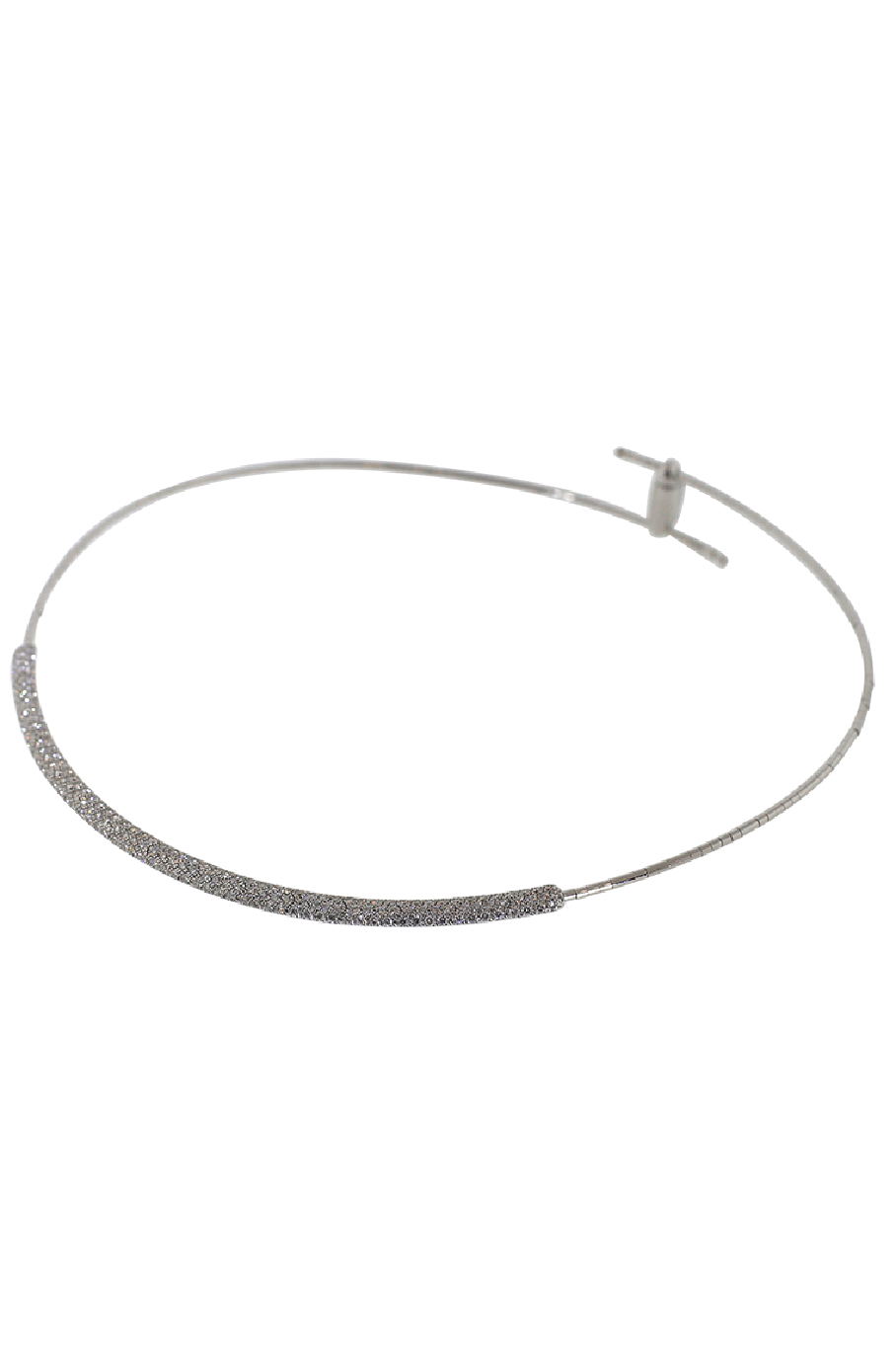 MATTIA CIELO-Rugiada Diamond Pave Collar-WHITE GOLD