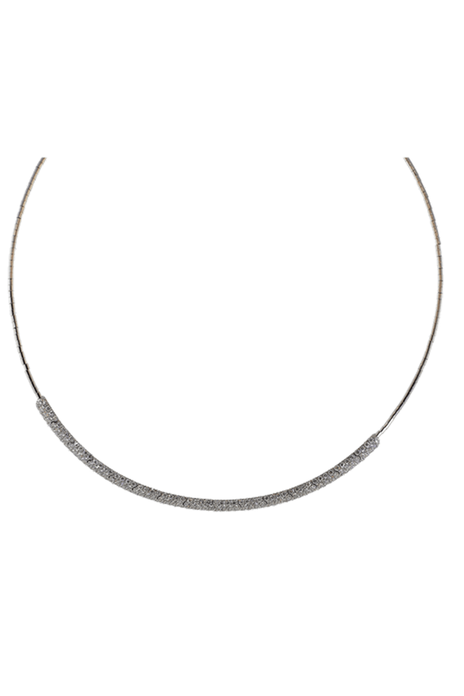 MATTIA CIELO-Rugiada Diamond Pave Collar-WHITE GOLD