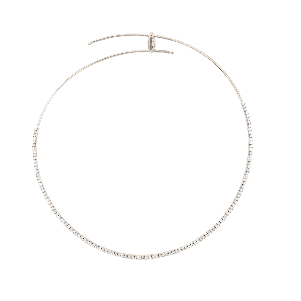 MATTIA CIELO-Rugiada Tennis Diamond Necklace-WHITE GOLD