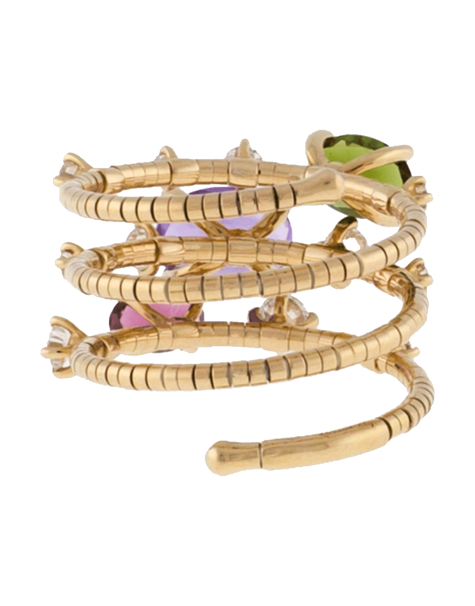 MATTIA CIELO-Rainbow Rugiada Three Wrap Ring-ROSE GOLD