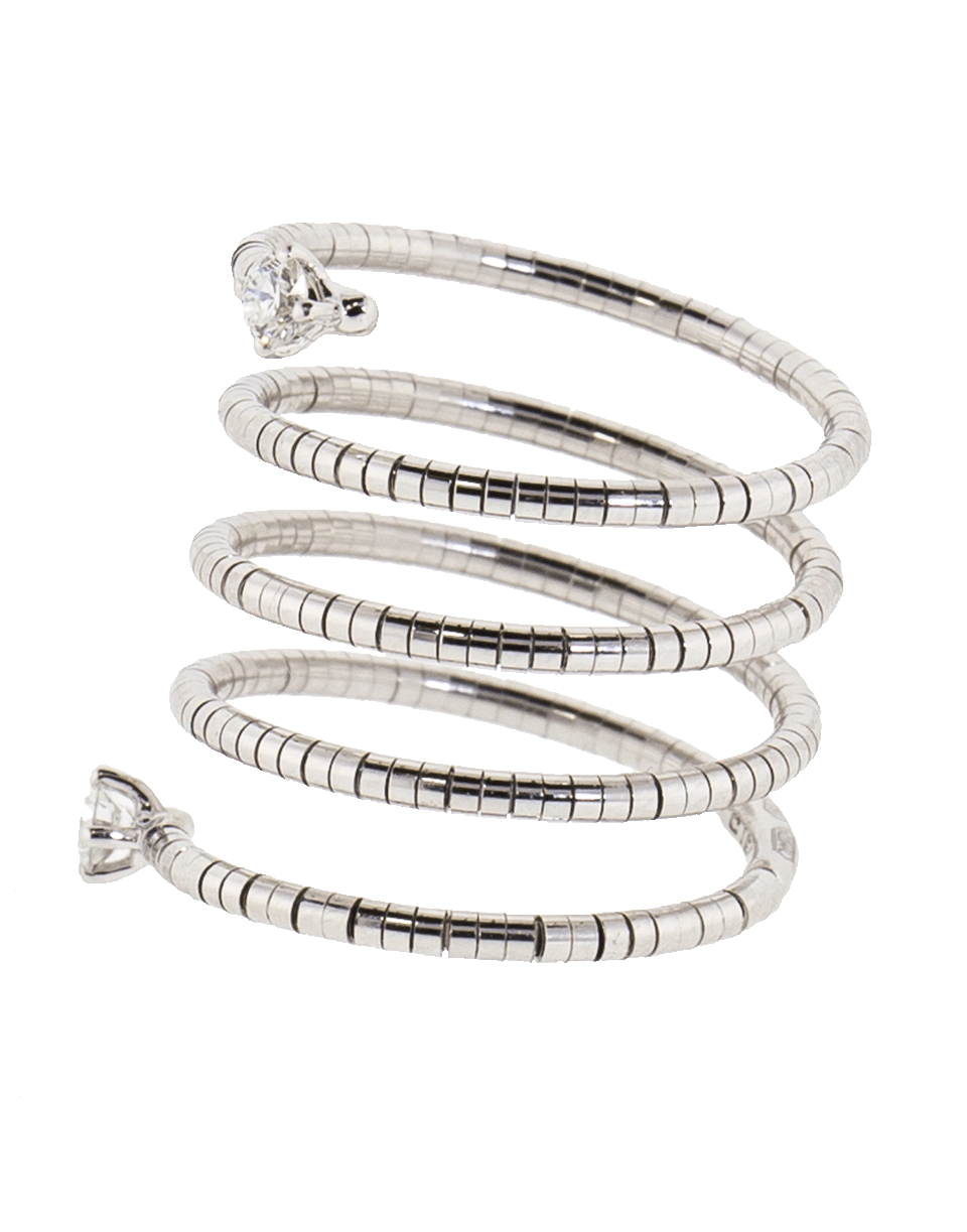 MATTIA CIELO-Rugiada Diamond End Five Wrap Ring-WHITE GOLD