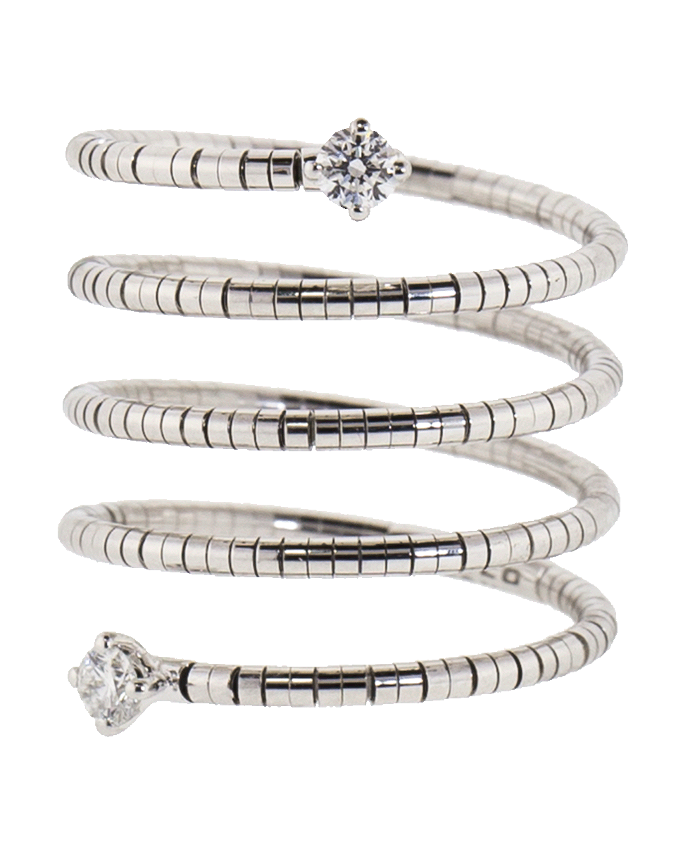 MATTIA CIELO-Rugiada Diamond End Five Wrap Ring-WHITE GOLD