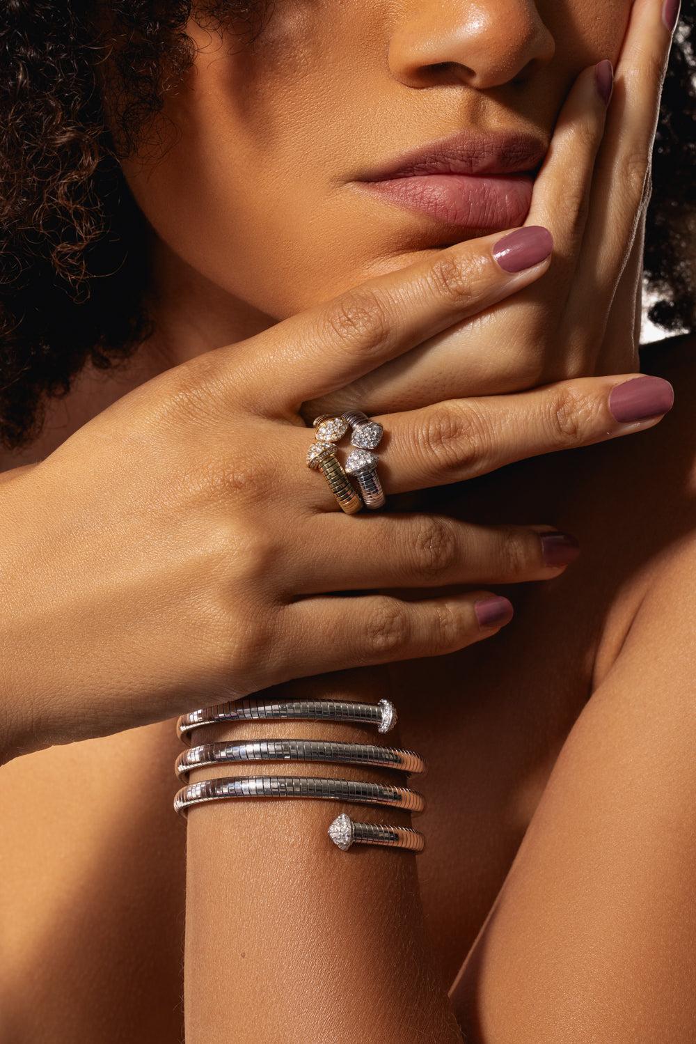 Rugiada Diamond Tip Ring-WHITE GOLD-M-JEWELRYFINE JEWELRING-MATTIA CIELO