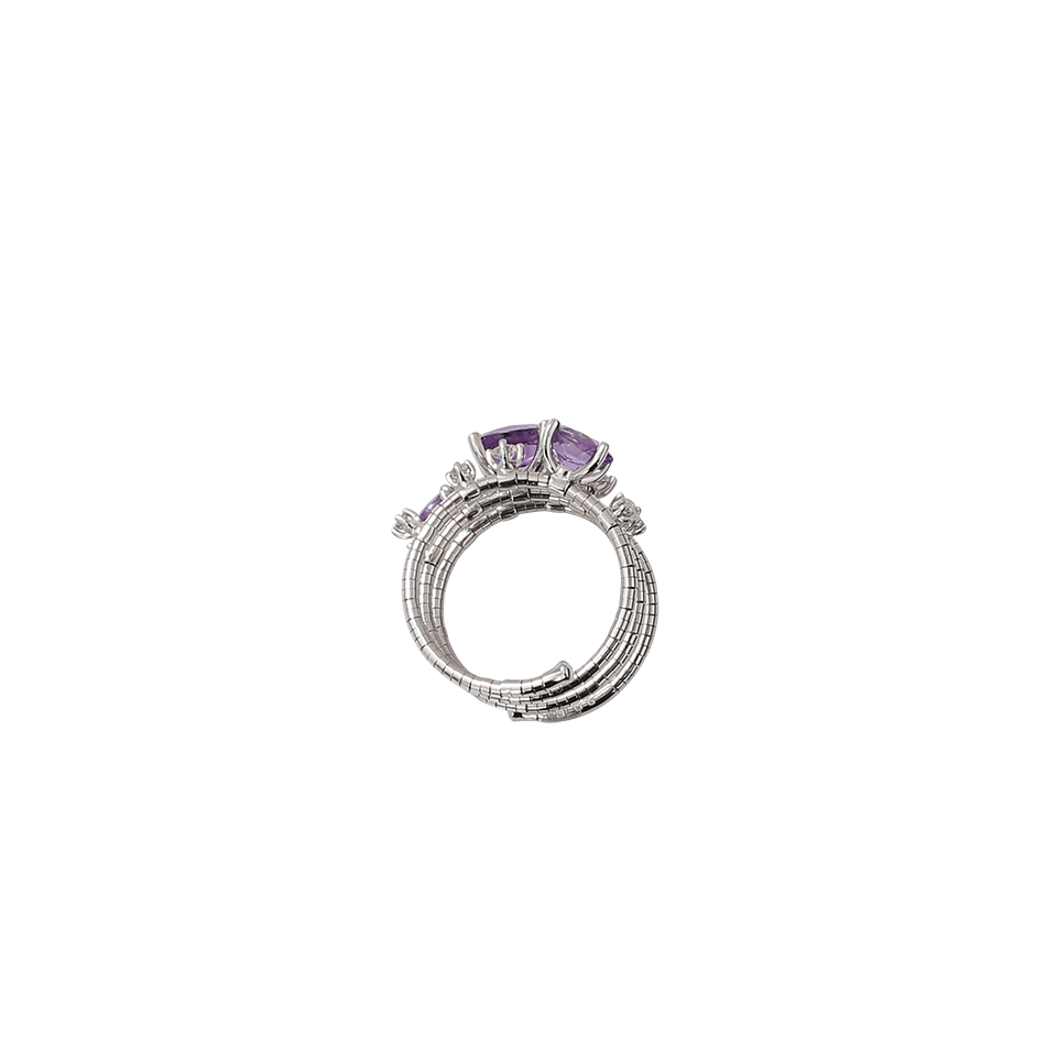 MATTIA CIELO-Rugiada Three Wrap Ring-WHITE GOLD