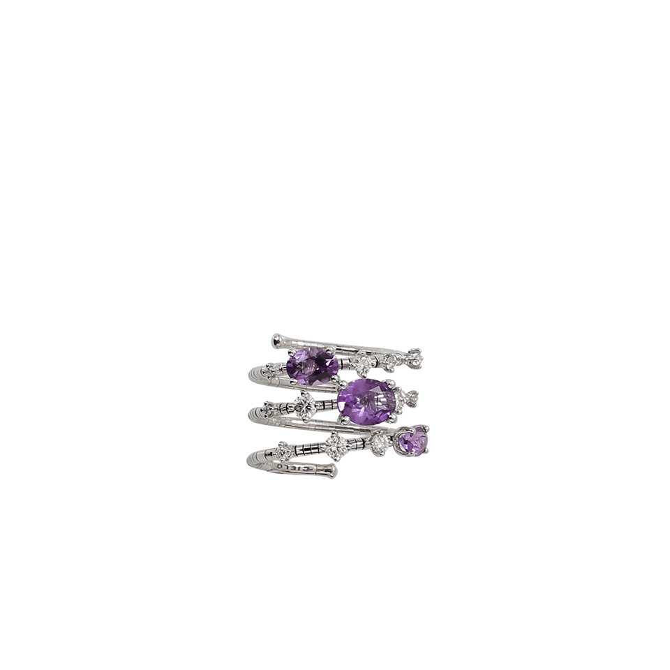 MATTIA CIELO-Rugiada Three Wrap Ring-WHITE GOLD