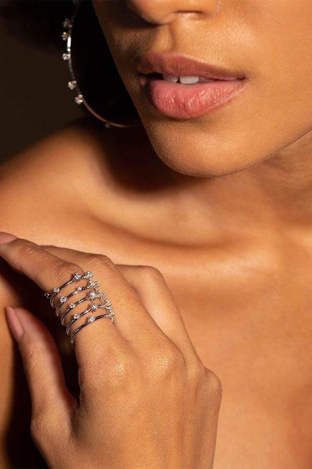 MATTIA CIELO-5 Circle Rugiada Ring-