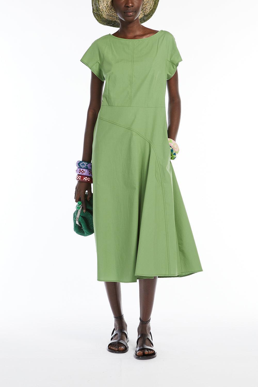 Magma Dress-GREEN-6-CLOTHINGDRESSCASUAL-MAX MARA