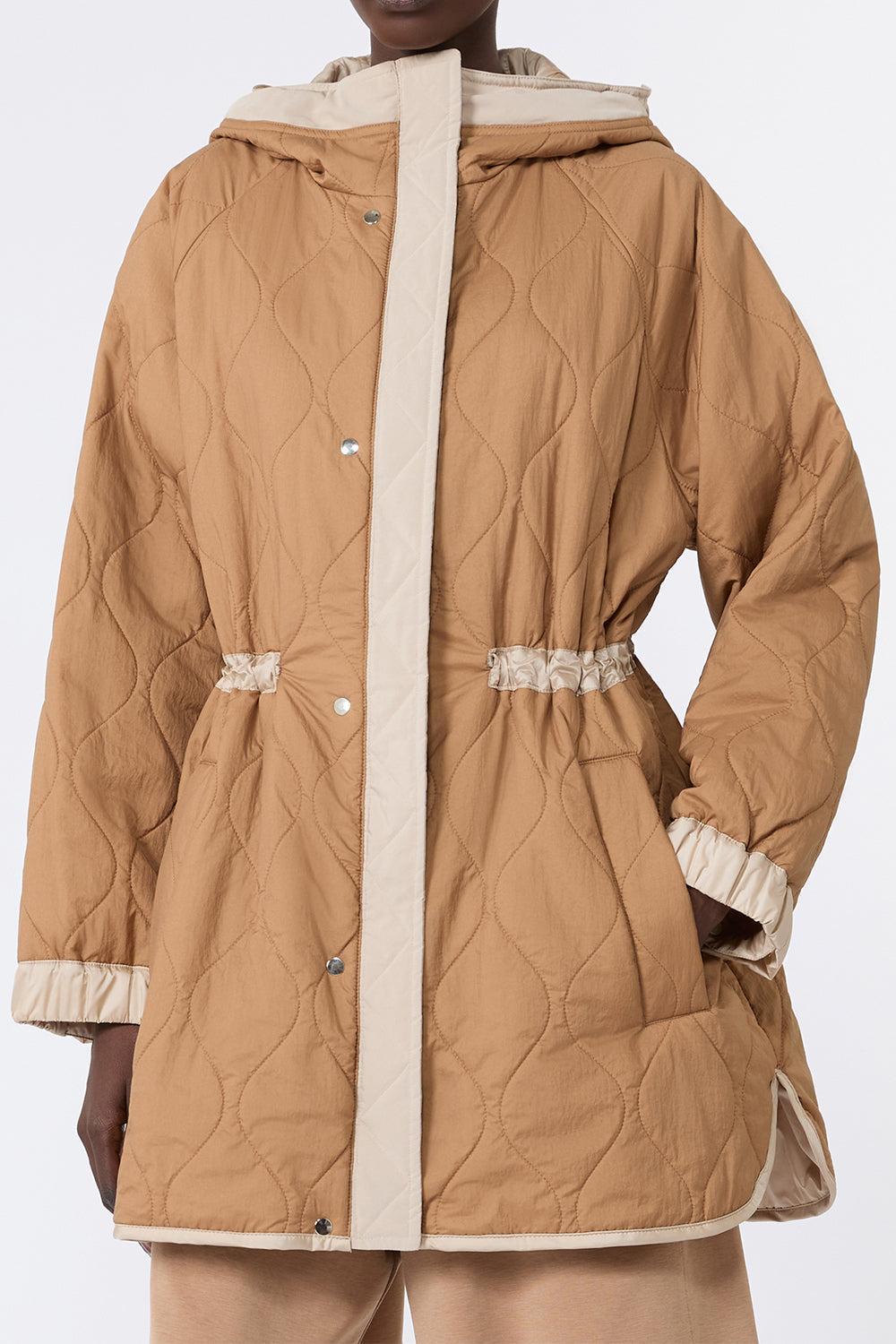 Reversible Quilted Coat-BROWN-2-CLOTHINGJACKETCASUAL-MAX MARA