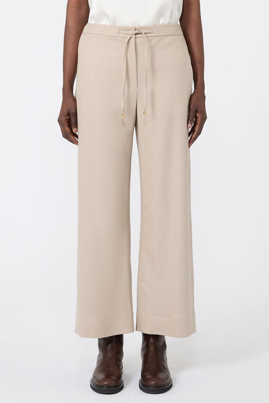 Drawstring Pant-CREAM-2-CLOTHINGPANTCROPPED-MAX MARA