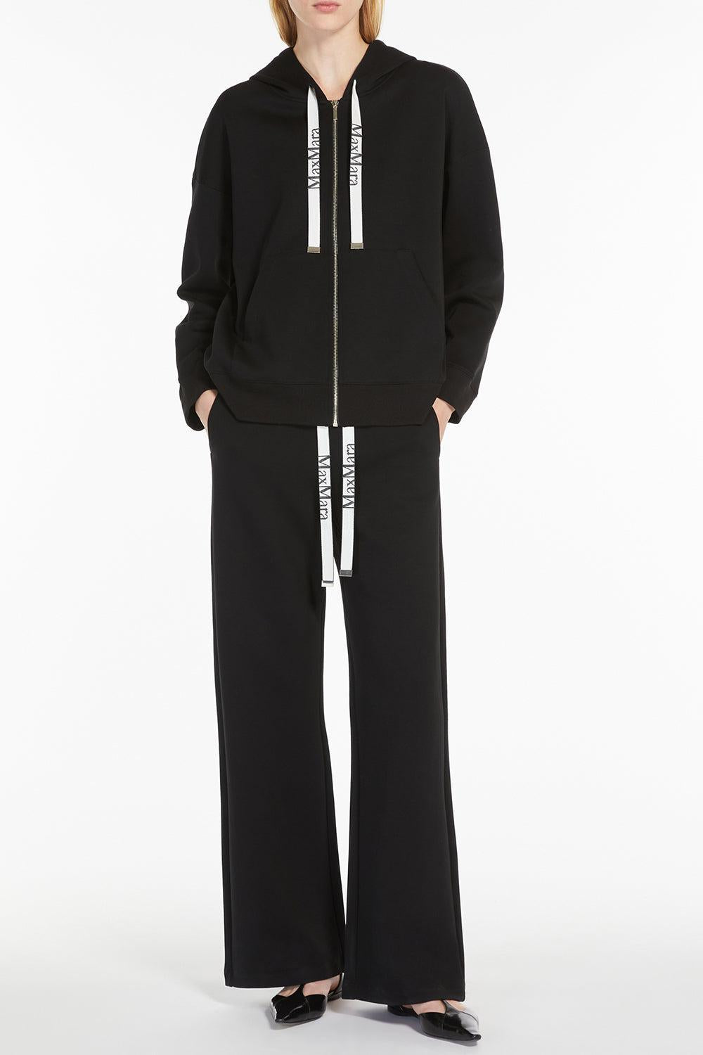 Bali Trouser - Black-BLACK-XS-CLOTHINGPANTWIDE LEG-MAX MARA