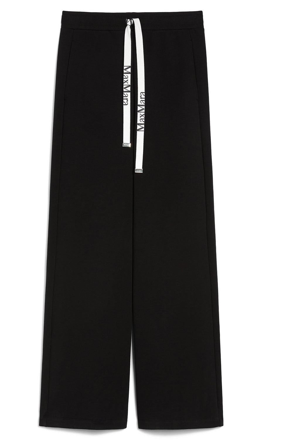 Bali Trouser - Black-BLACK-XS-CLOTHINGPANTWIDE LEG-MAX MARA