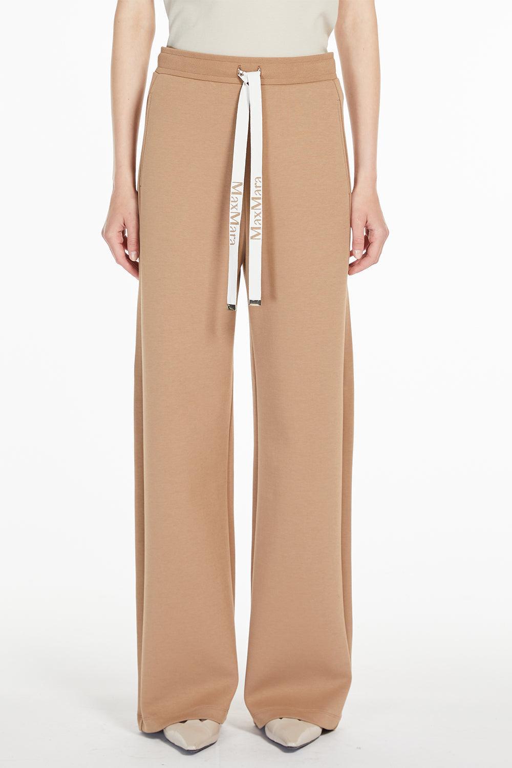 Bali Trouser - Camel-CAMEL-XS-CLOTHINGPANTWIDE LEG-MAX MARA