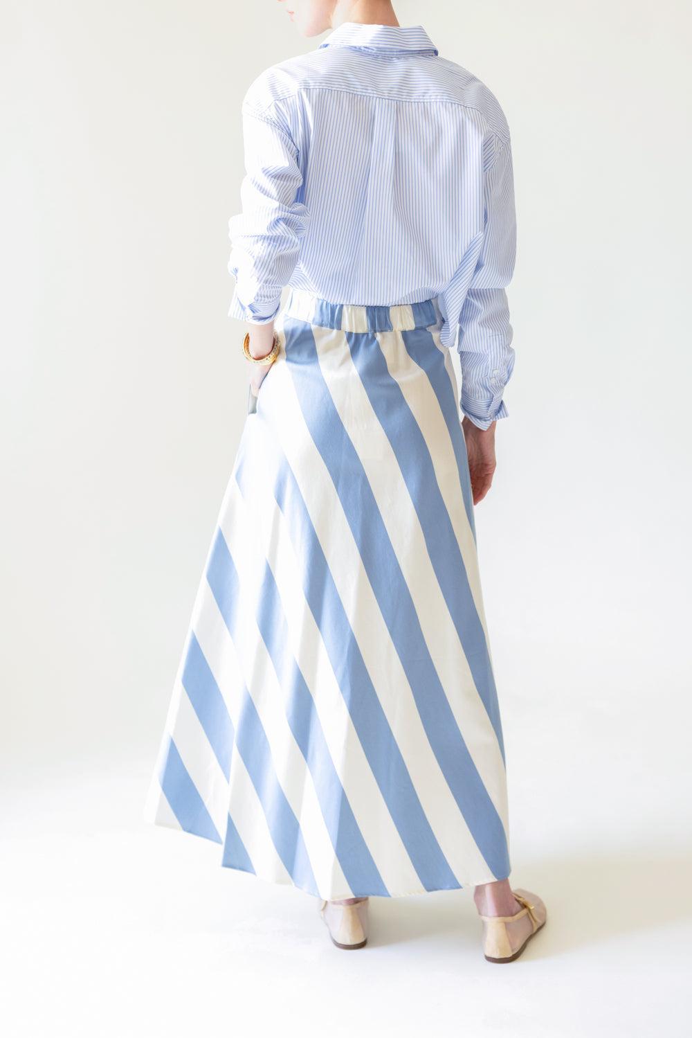 Vidim Stripe Skirt-AVIOSTRP-4-CLOTHINGSKIRTMIDI-MAX MARA