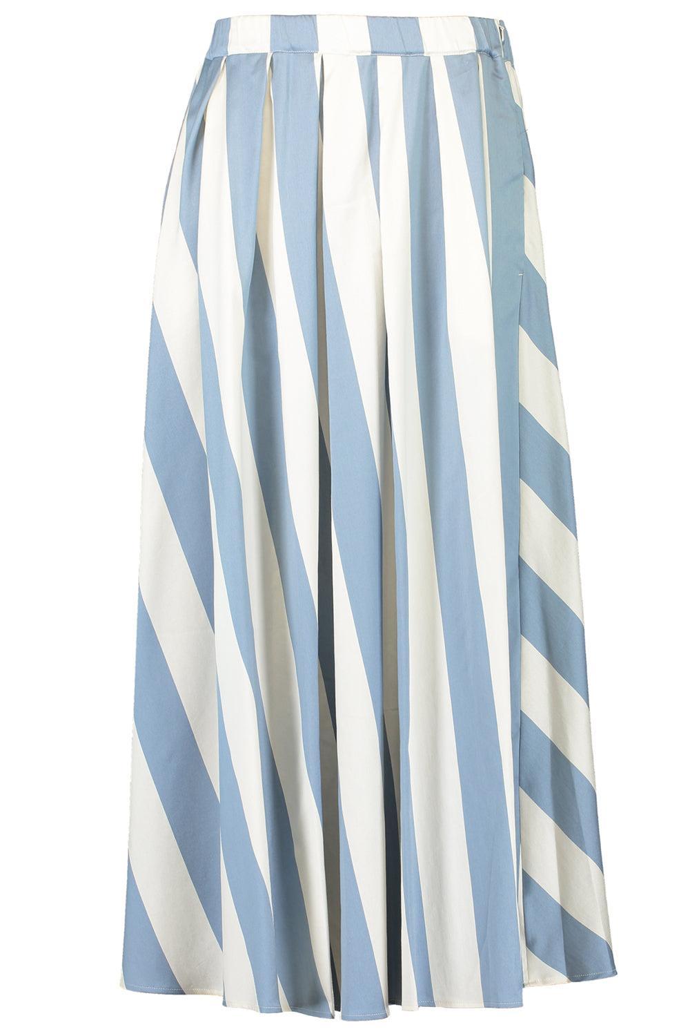 Vidim Stripe Skirt-AVIOSTRP-4-CLOTHINGSKIRTMIDI-MAX MARA