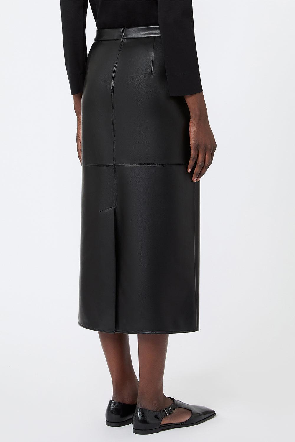 Faux Leather Skirt