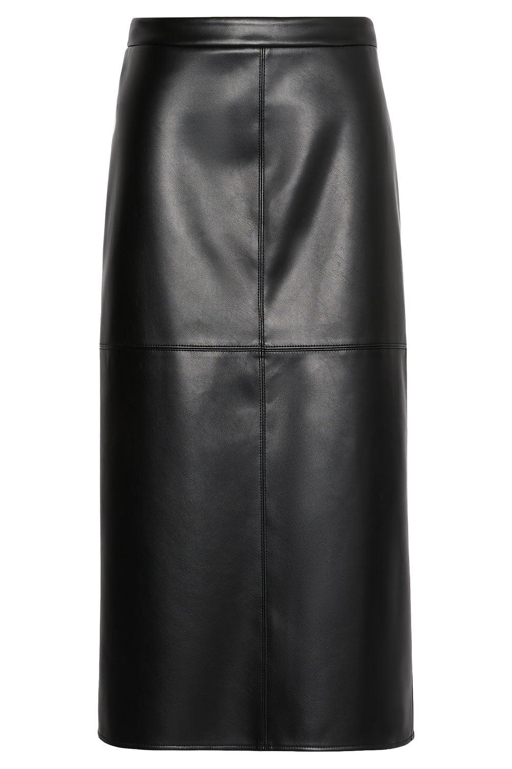 Faux Leather Skirt
