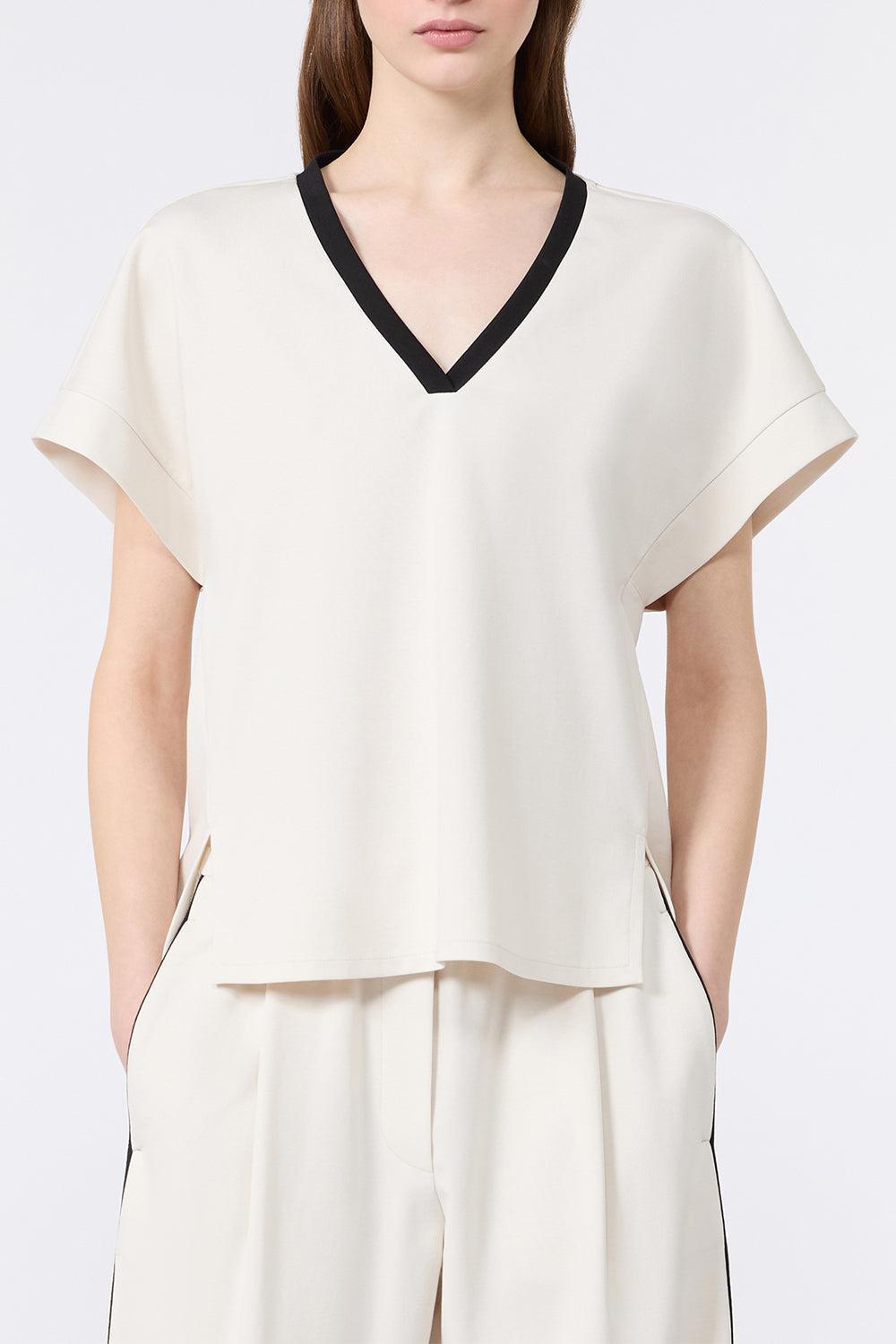 Body Tee-CREAM-XS-CLOTHINGTOPT-SHIRT-MAX MARA