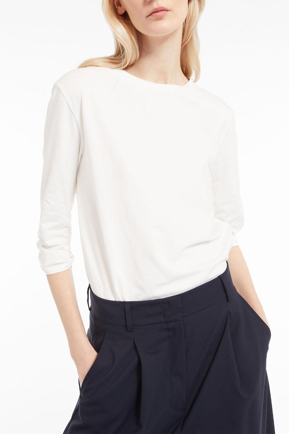 Multia Tee-WHITE-XS-CLOTHINGTOPT-SHIRT-MAX MARA