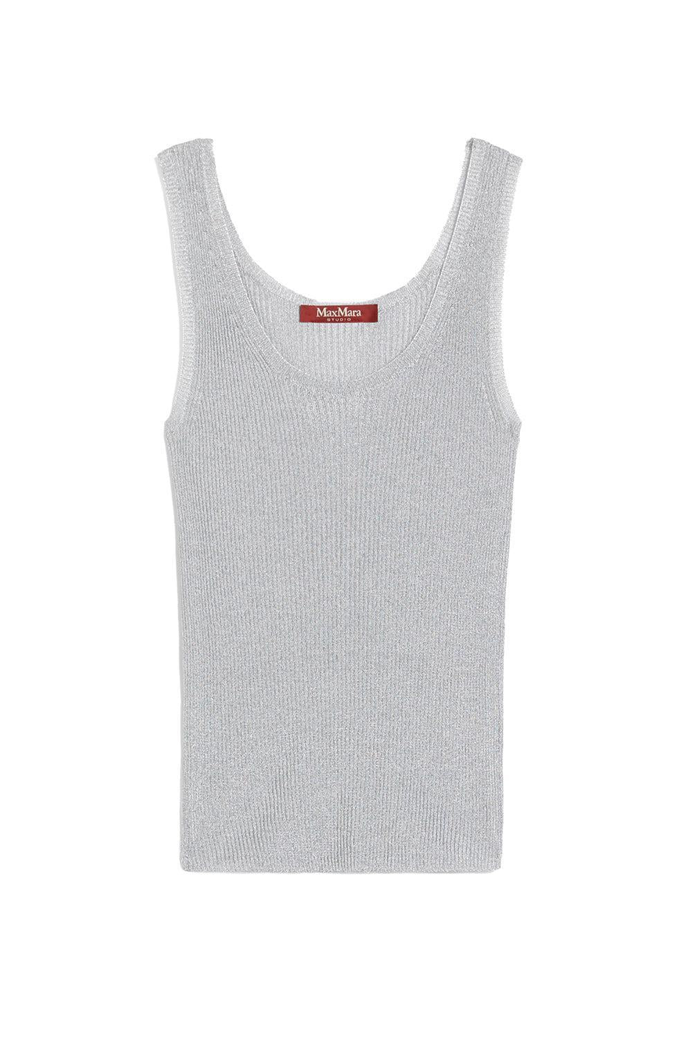 Hardy Tank-SILVER-XS-CLOTHINGTOPTANK-MAX MARA