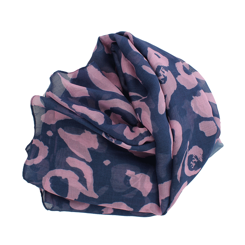 McQ by Alexander McQueen-Leopard Print Scarf-