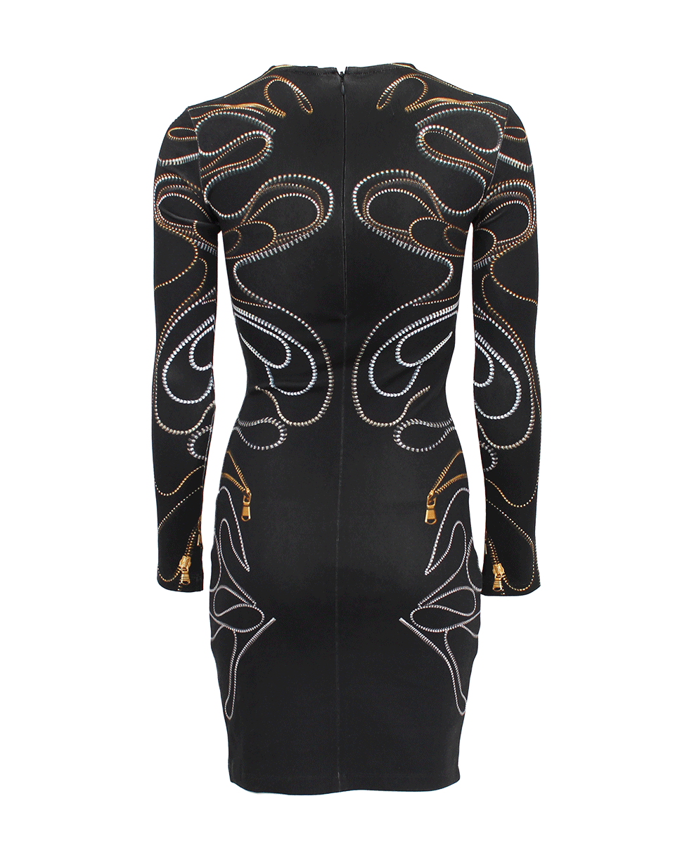 McQ by Alexander McQueen-Long Sleeve Interlock Dress-