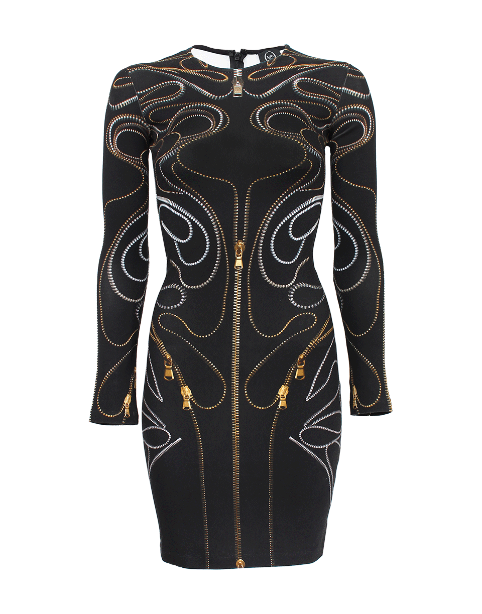 McQ by Alexander McQueen-Long Sleeve Interlock Dress-