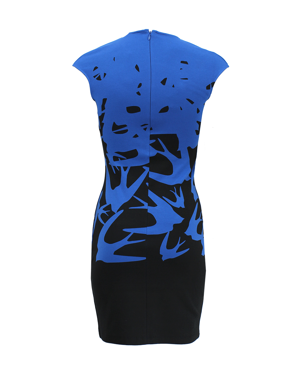 McQ by Alexander McQueen-Cap Sleeve Interlock Dress-