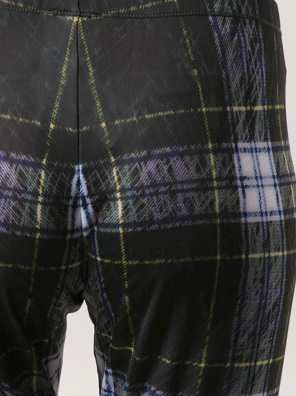 McQ by Alexander McQueen-Printed Plaid Leggings-
