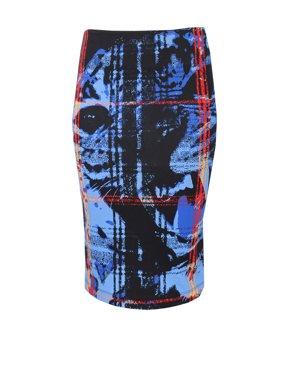 McQ by Alexander McQueen-Contour Printed Skirt-