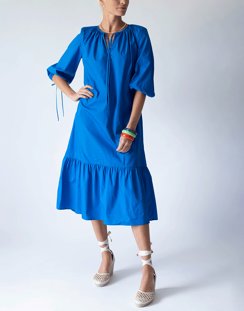 MDS STRIPES-Blue Garden Dress-