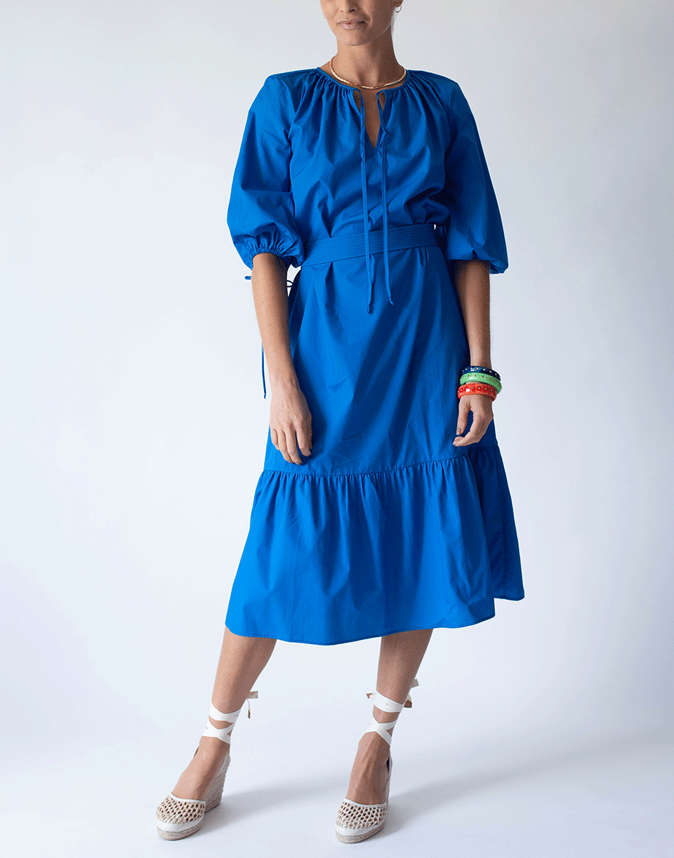 MDS STRIPES-Blue Garden Dress-