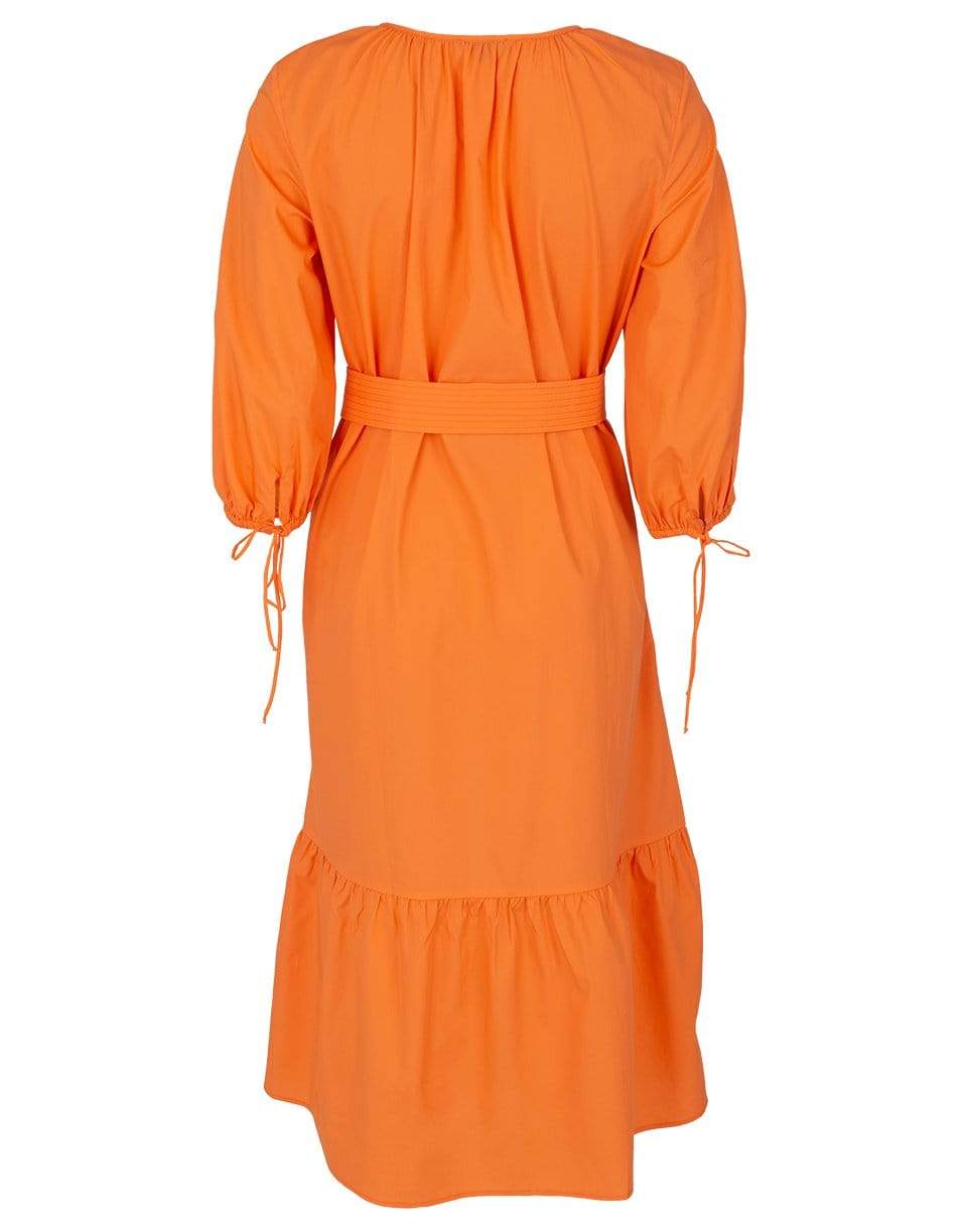 MDS STRIPES-Orange Garden Dress-