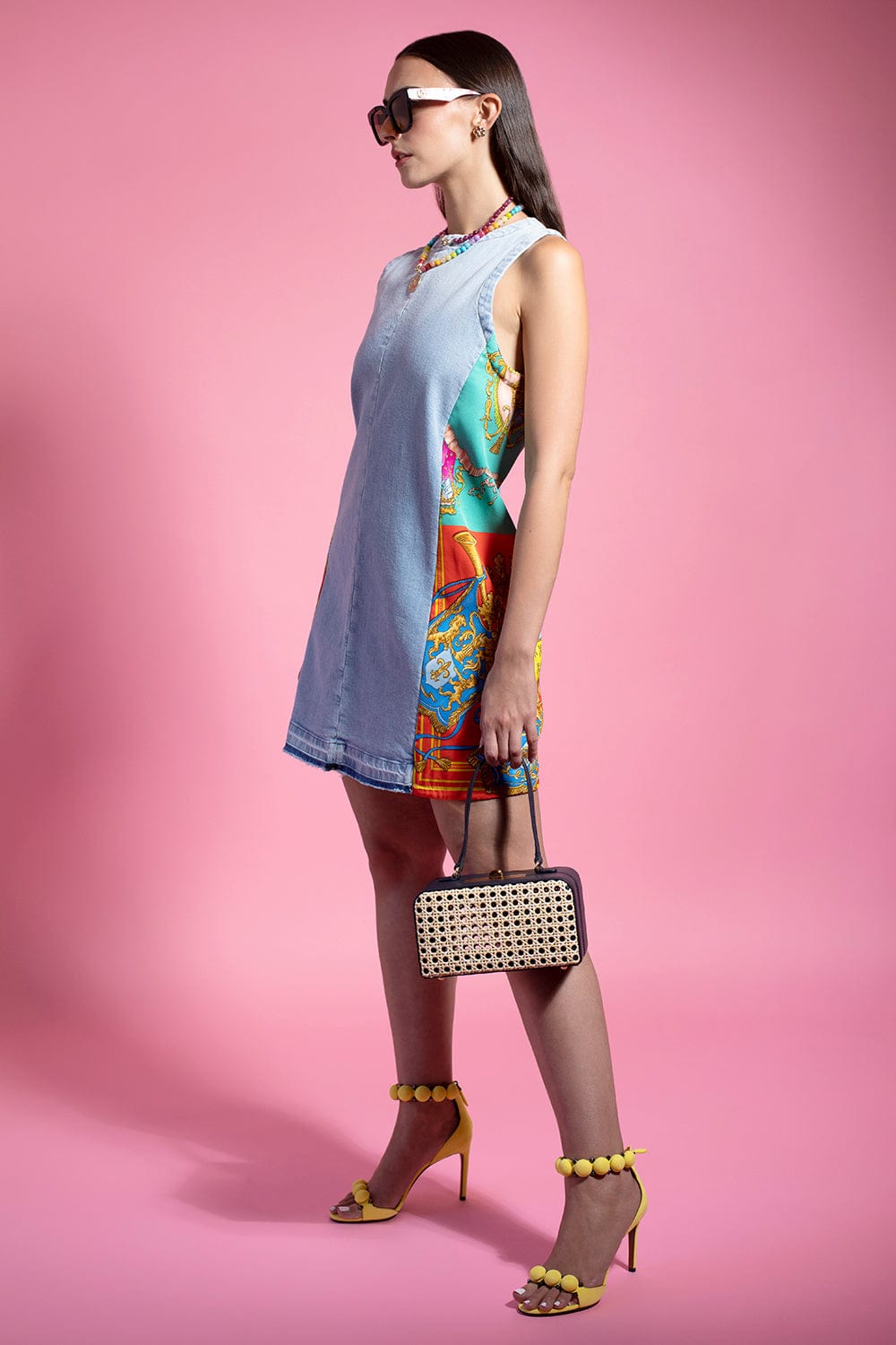 MEHRY MU-Luna Box Bag - Navy-NAVY