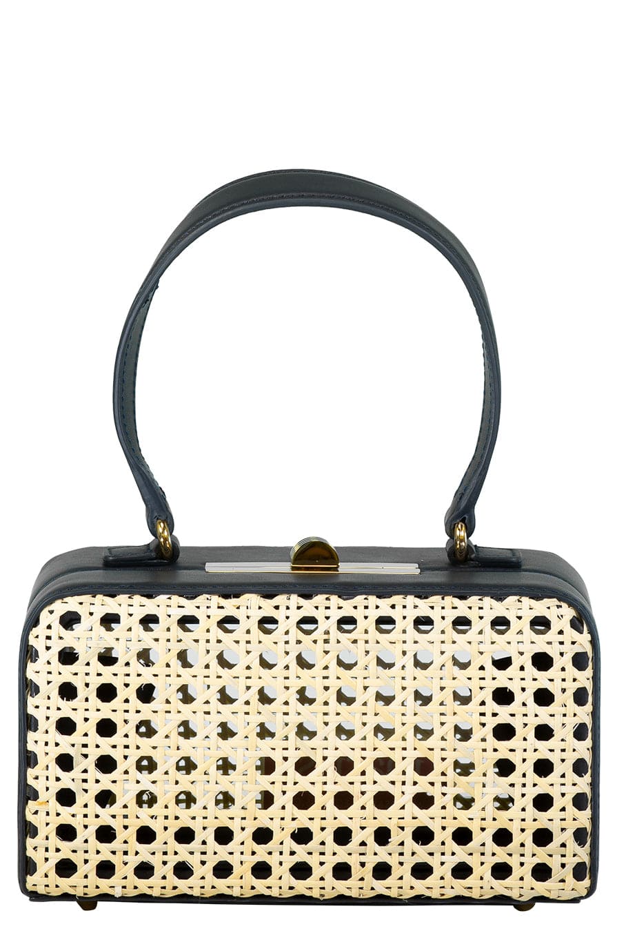 MEHRY MU-Luna Box Bag - Navy-NAVY