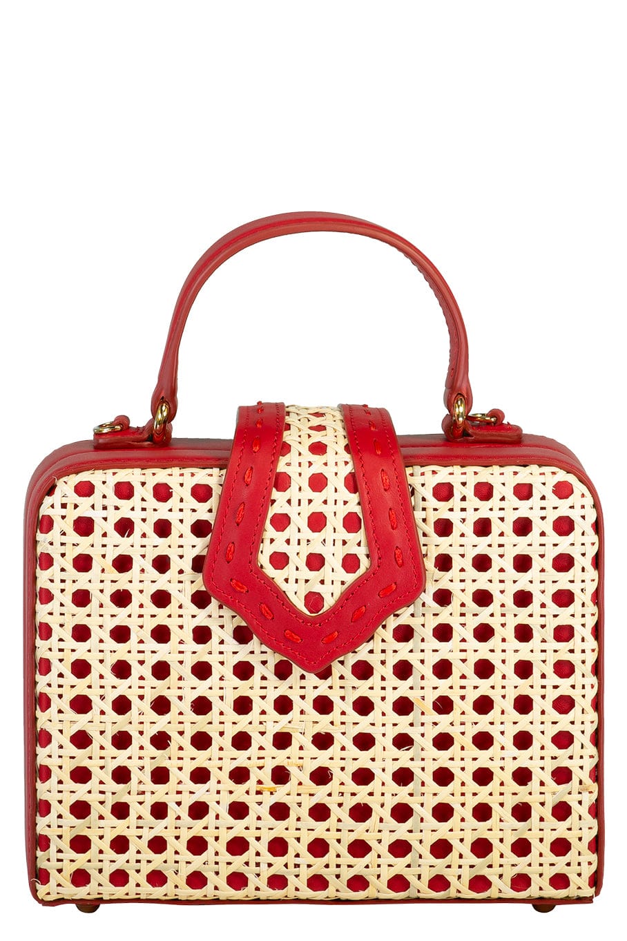 MEHRY MU-Fey Mini Box Bag - Red-RED