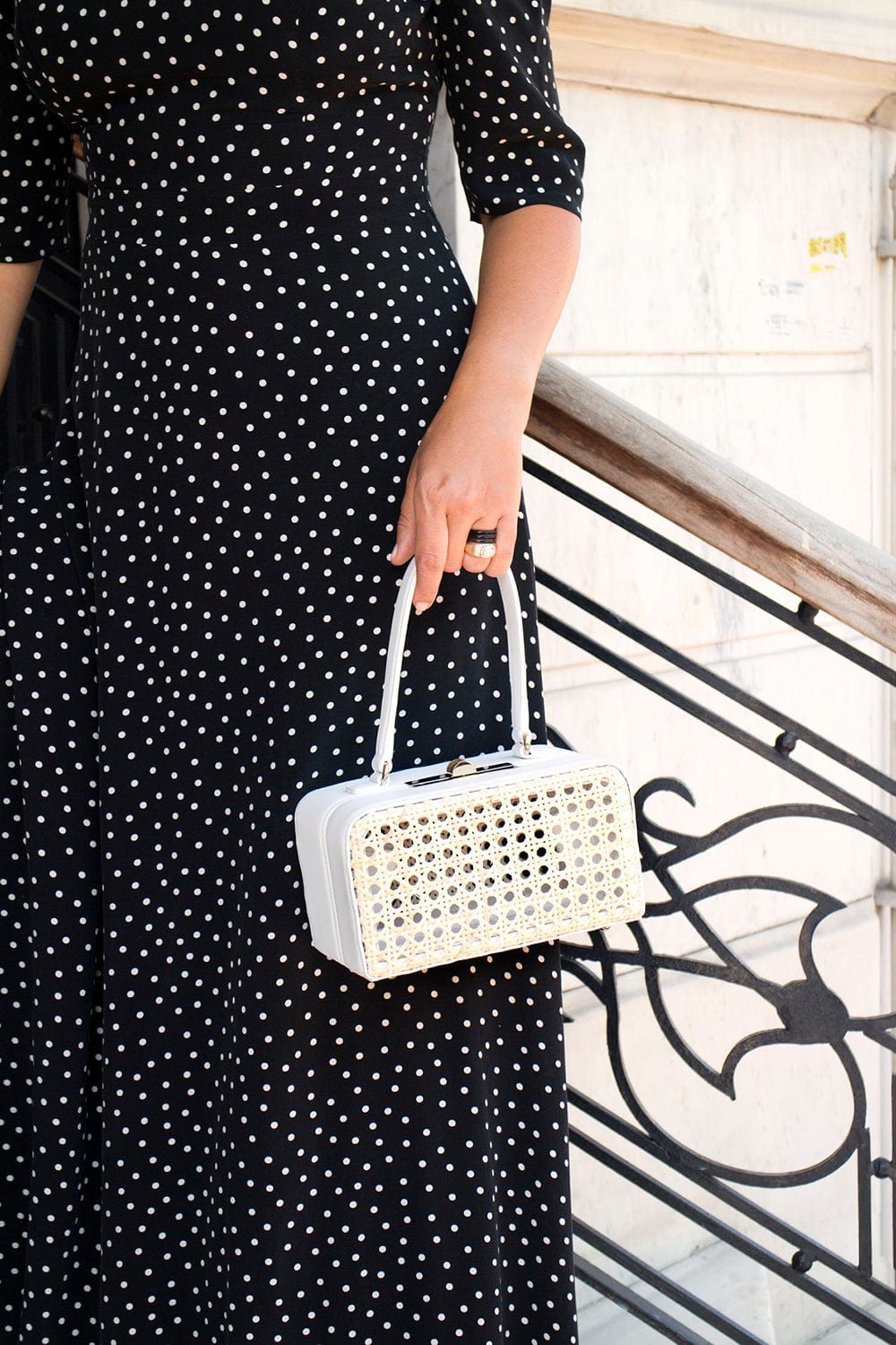 MEHRY MU-Luna Box Bag - White-WHITE