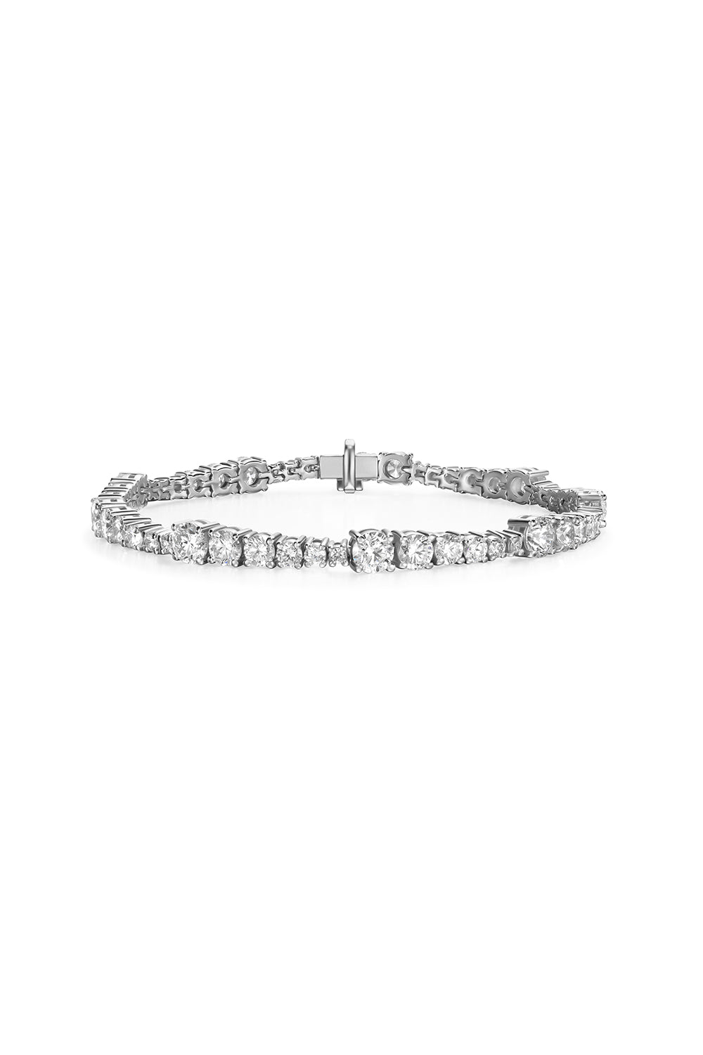 Ashley Diamond Bracelet - White Gold-WHITE GOLD-JEWELRYFINE JEWELBRACELET O-MELISSA KAYE